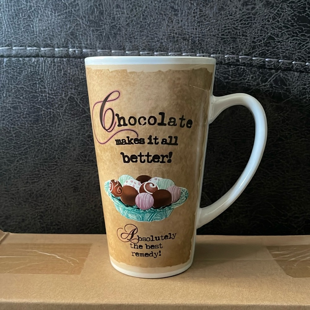 Chocolate makes it all better! Mug